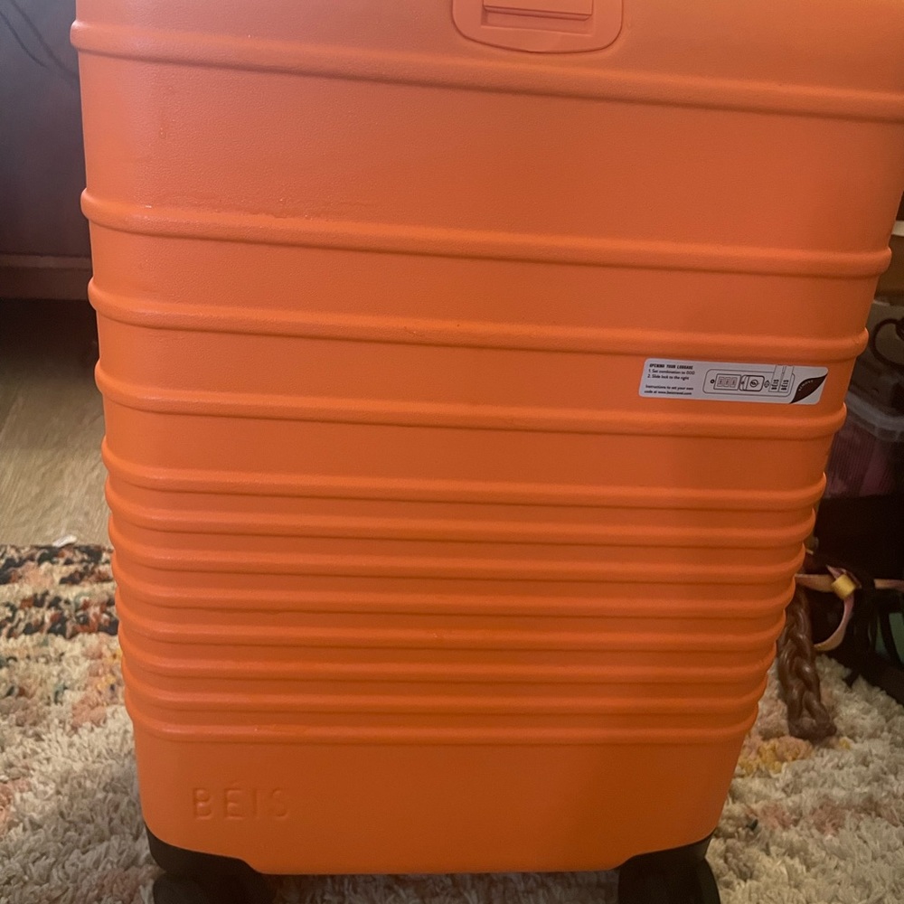 Beis carry on in creamsicle